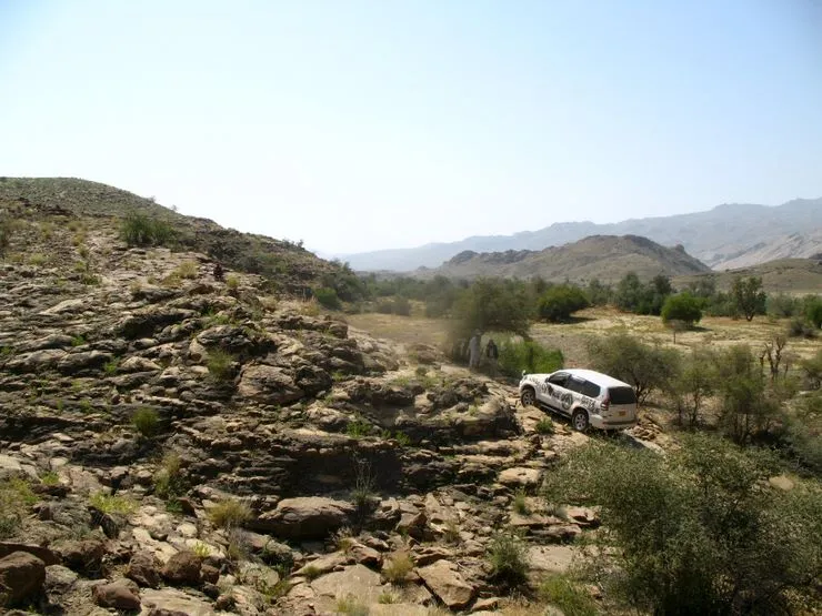 A sandy incline in Sorh Valley