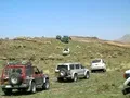 Some of the hills were quite green after the rains in Sorh Valley