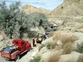 Stopped to consult - the stream seemed to have gotton too narrow - our Google Earth map was saying we were lost