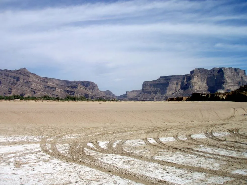 Looking upstream of the main Hingol River