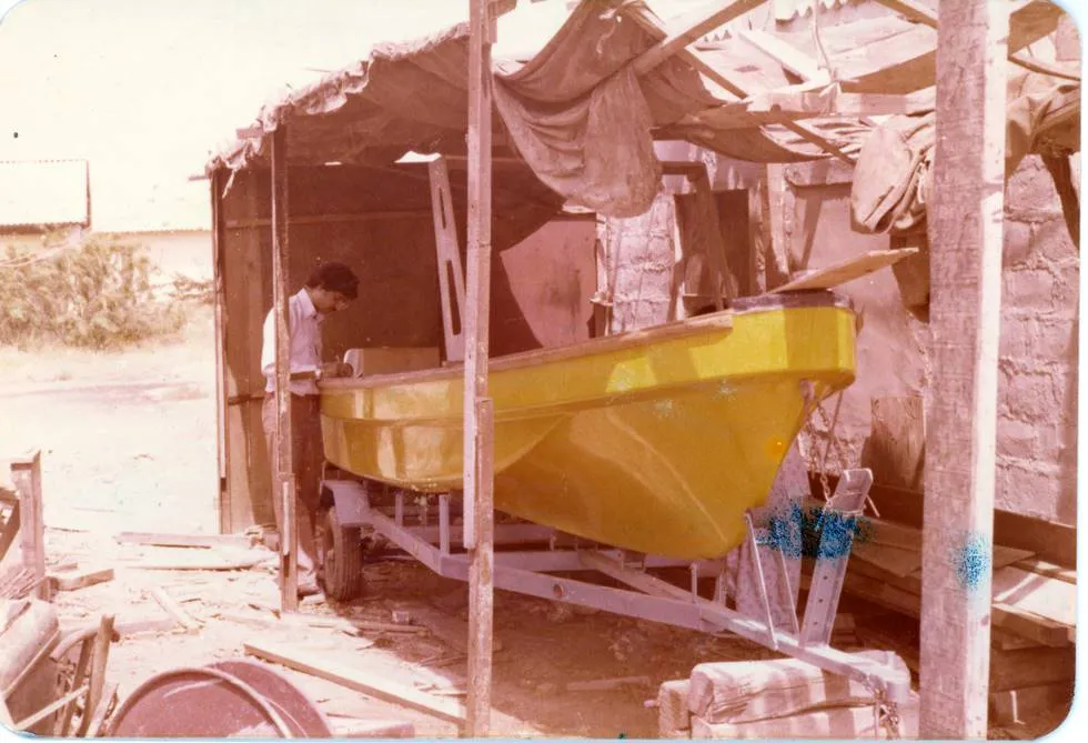 Boat woodwork