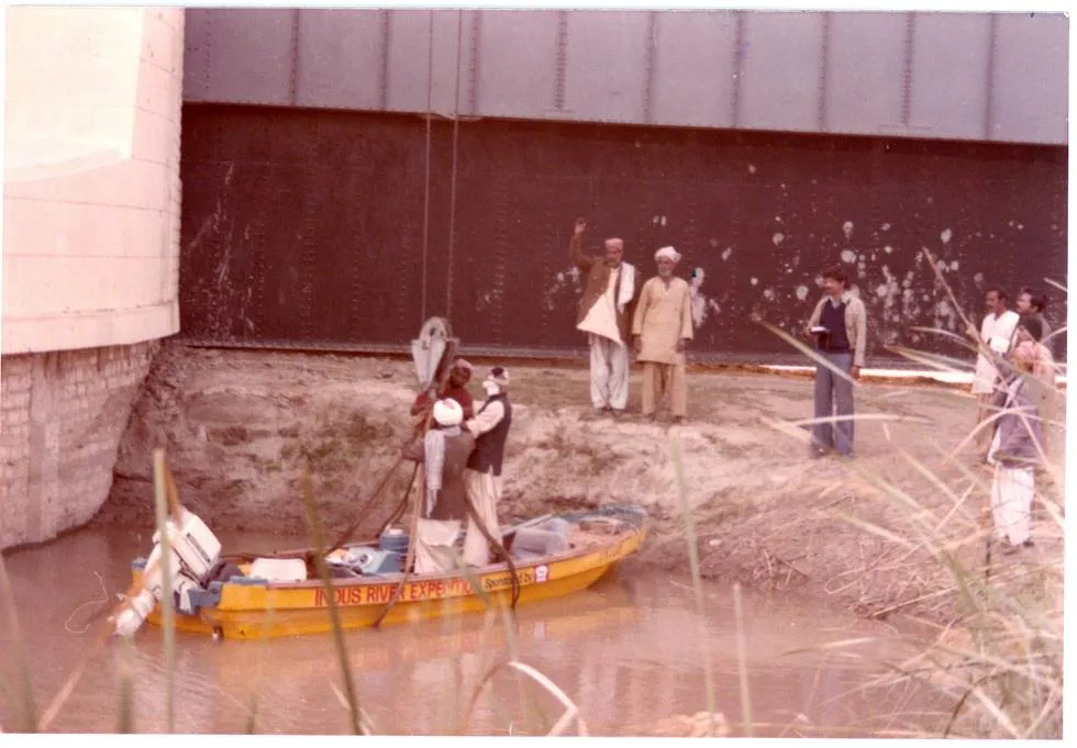 Downstream of the Sukker Barrage