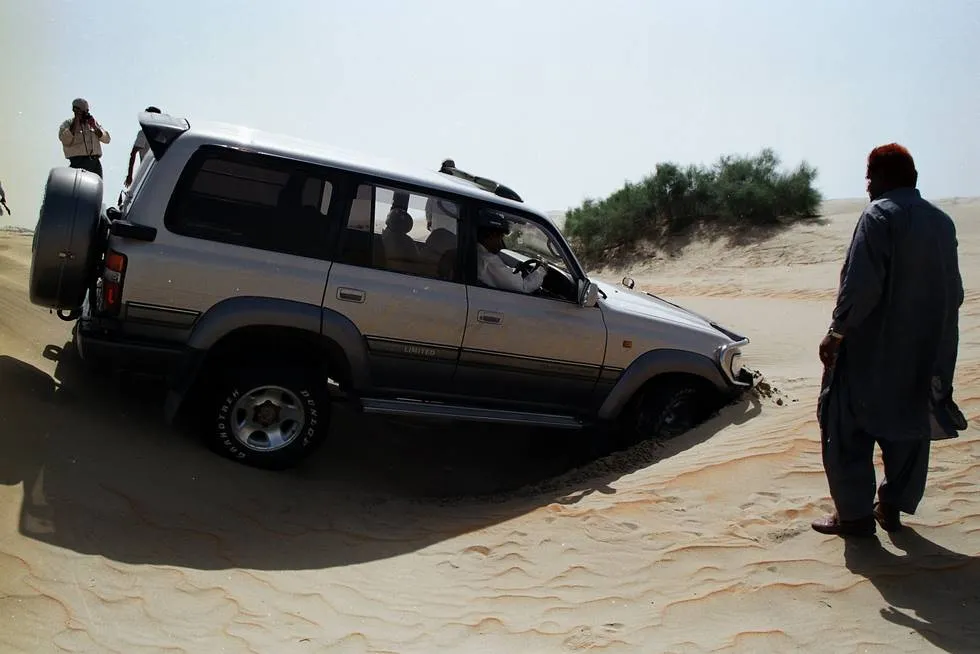 Land Cruiser Stuck